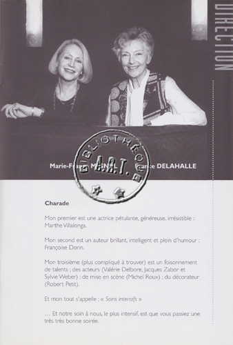Les programmes de Théatre de l\